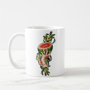 Traditionelle Palästina-Elemente auf der Palästina Kaffeetasse