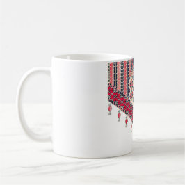 Traditionelle palästinensische Stickerei Kaffeetasse