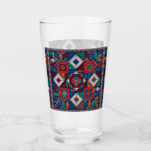Traditionelle palästinensische Stickerei Tatreez f Glas