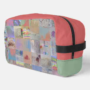 Traditionelle Patchwork Geometrie Kulturbeutel Waschbeutel