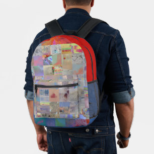 Traditionelle Patchwork Geometrische Muster Tasche