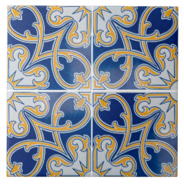 Traditionelle portugiesische glasierte  fliese