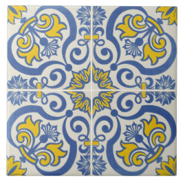 Traditionelle portugiesische glasierte  fliese