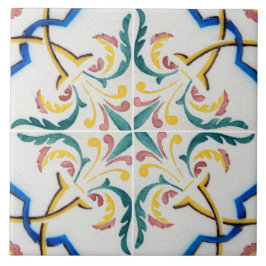 Traditionelle portugiesische glasierte  fliese