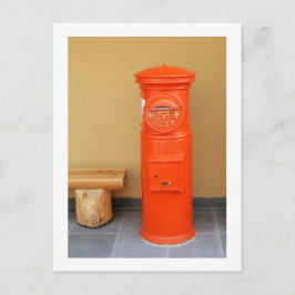 Traditionelle Postbox: Japan Postkarte