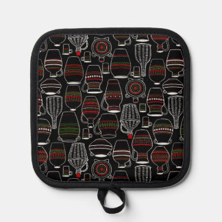 Traditionelle rumänische Pitchers (Farbe/Schwarz) Topflappen