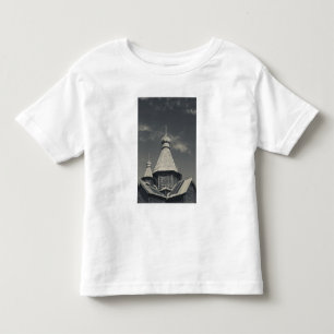 Traditionelle russisch-orthodoxe Holzkirche Kleinkind T-shirt