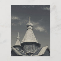 Traditionelle russisch-orthodoxe Kirche aus Holz