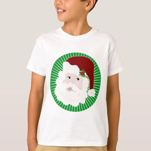 Traditionelle Santa Claus T - Shirt und Geschenke (Vorderseite)
