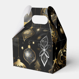 Traditionelle Silber- und Gold-Zierleisten Geschenkschachtel