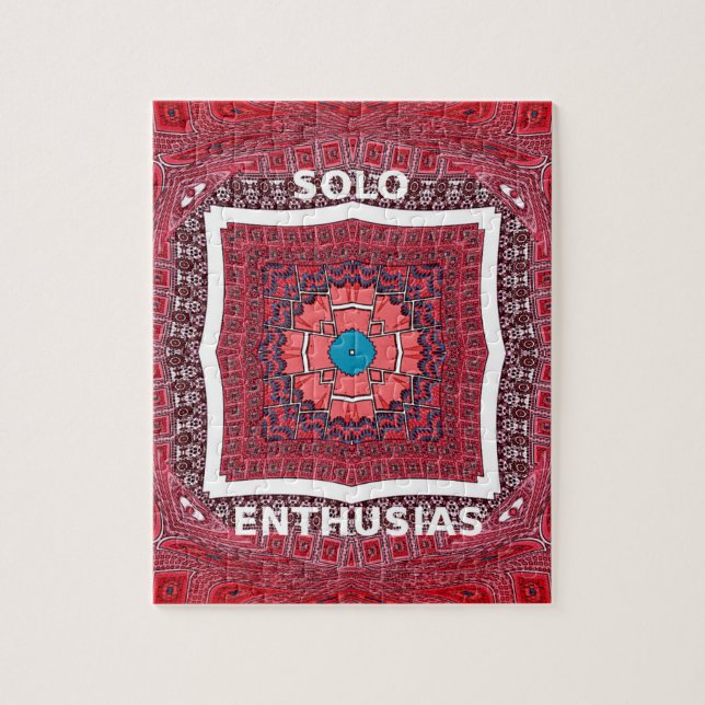 Traditionelle Sindhi Kultur Ajrak Muster Kunst Dru (Vertikal)