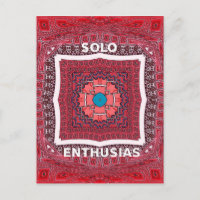 Traditionelle Sindhi Kultur Ajrak Muster Kunst Dru