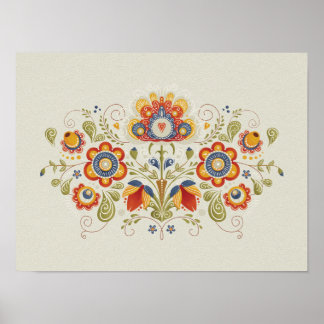 Traditionelle slawische Kunst Poster