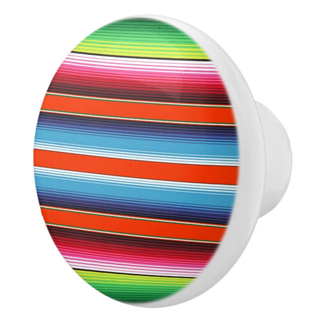 Traditionelle Spanisch Serape Keramikknauf (Rechts)