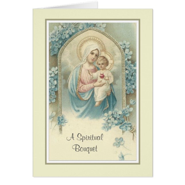 Traditionelle Spirituelle Bouquet Jungfrau Mary Ca (Vorne)