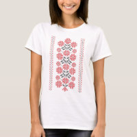 Traditionelle Tatreez Stickerei Blume Muster blk