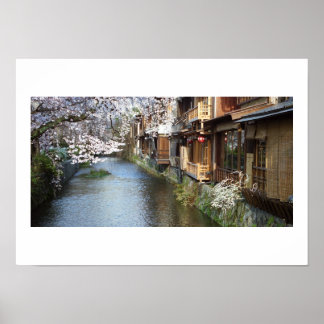 Traditionelle Teehäuser von Kyoto Poster