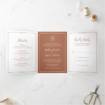 Traditionelle Terracotta Elegante Hochzeit