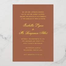 Traditionelle Terracotta Formal Elegante Hochzeit