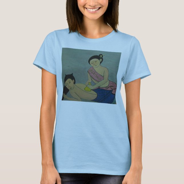 Traditionelle thailändische Massage T-Shirt (Vorderseite)