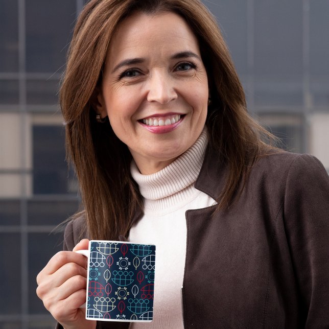 Traditionelle Tribal-Musterkunst Kaffeetasse (Tribal pattern mug
)