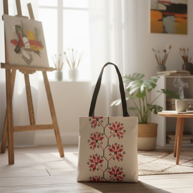 Traditionelle ukrainische Stickerei Tote Tag Tasche (Von Creator hochgeladen)