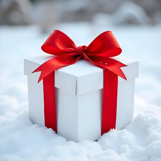 Traditionelle Weihnachts Rot Solid Color Satinband (Traditional Christmas Red Solid Color Satin Ribbon
)