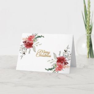 Traditionelle Weihnachtsblumen Frohe Weihnachten