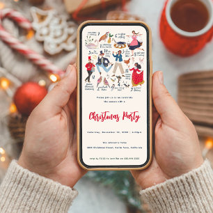 Traditionelle Weihnachtsfeier über 12 Tage Einladung