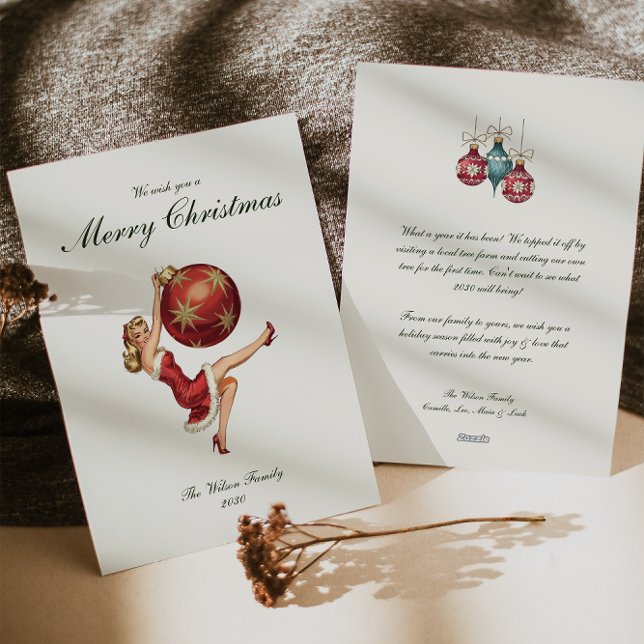 Traditionelle Weihnachtsfeiertage Feiertagskarte (Von Creator hochgeladen)