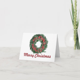 Traditionelle Weihnachtsgirlande-Illustration ohne Karte