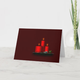 Traditionelle Weihnachtsgruß-Karte Feiertagskarte