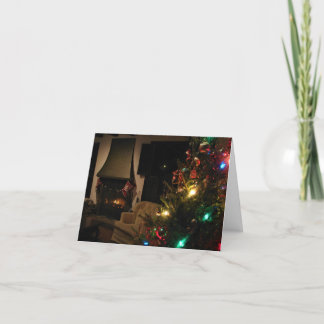 traditionelle Weihnachtskarte Dankeskarte