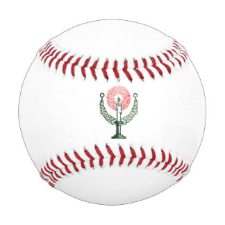 Traditionelle Weihnachtskerze Baseball