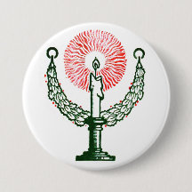 Traditionelle Weihnachtskerze