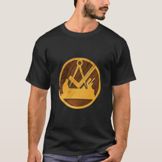 Traditionelle Zimmerleute und Wappen der Tischlere T-Shirt