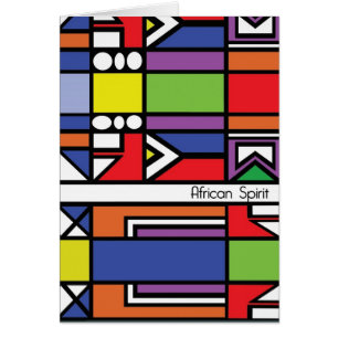 Traditionelle Zulu-Karte