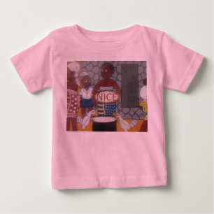 Traditioneller afrikanischer Homestead-Lifestyle Baby T-shirt