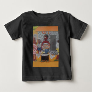 Traditioneller afrikanischer Lebensstil im Gehöft Baby T-shirt