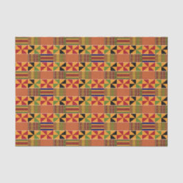 Traditioneller afrikanischer Pinwheel Kente K70  Seidenpapier