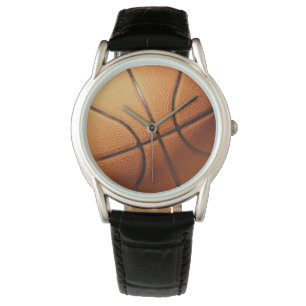 Traditioneller Big Round Orange Basketball, Armbanduhr