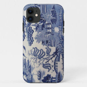 Traditioneller blauer Weide-China-Kasten des 19. title_seo2