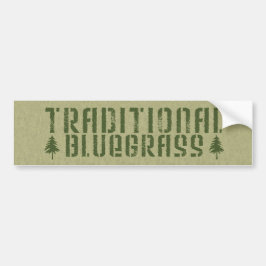 Traditioneller Bluegrass-Alttext Autoaufkleber
