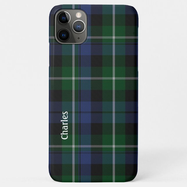 Traditioneller Campbell Clan Tartan Kariert  Case-Mate iPhone Hülle (Rückseite)