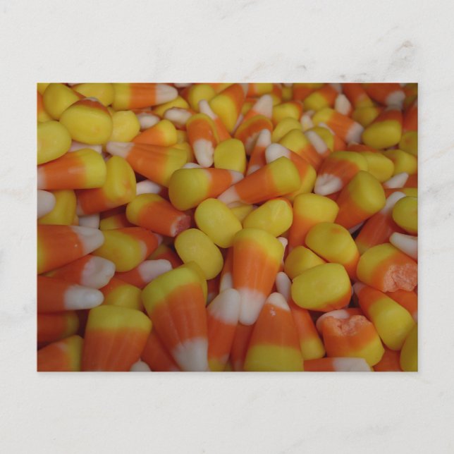 Traditioneller Candy Corn Postkarte (Vorderseite)