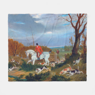 Traditioneller englischer Fuchsjagd-Sporthund Fleecedecke