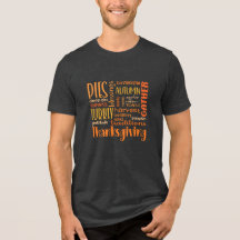 Traditioneller Erntedank T - Shirt von Männern