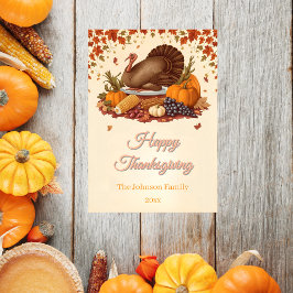 Traditioneller Erntefest Erntedank Feiertagskarte