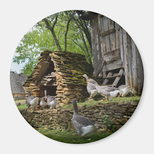Traditioneller Gänsebauernmagnet Magnet (Vorne)