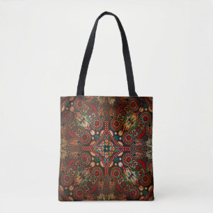 Traditioneller Grunge mit Blumenpfeife Tasche